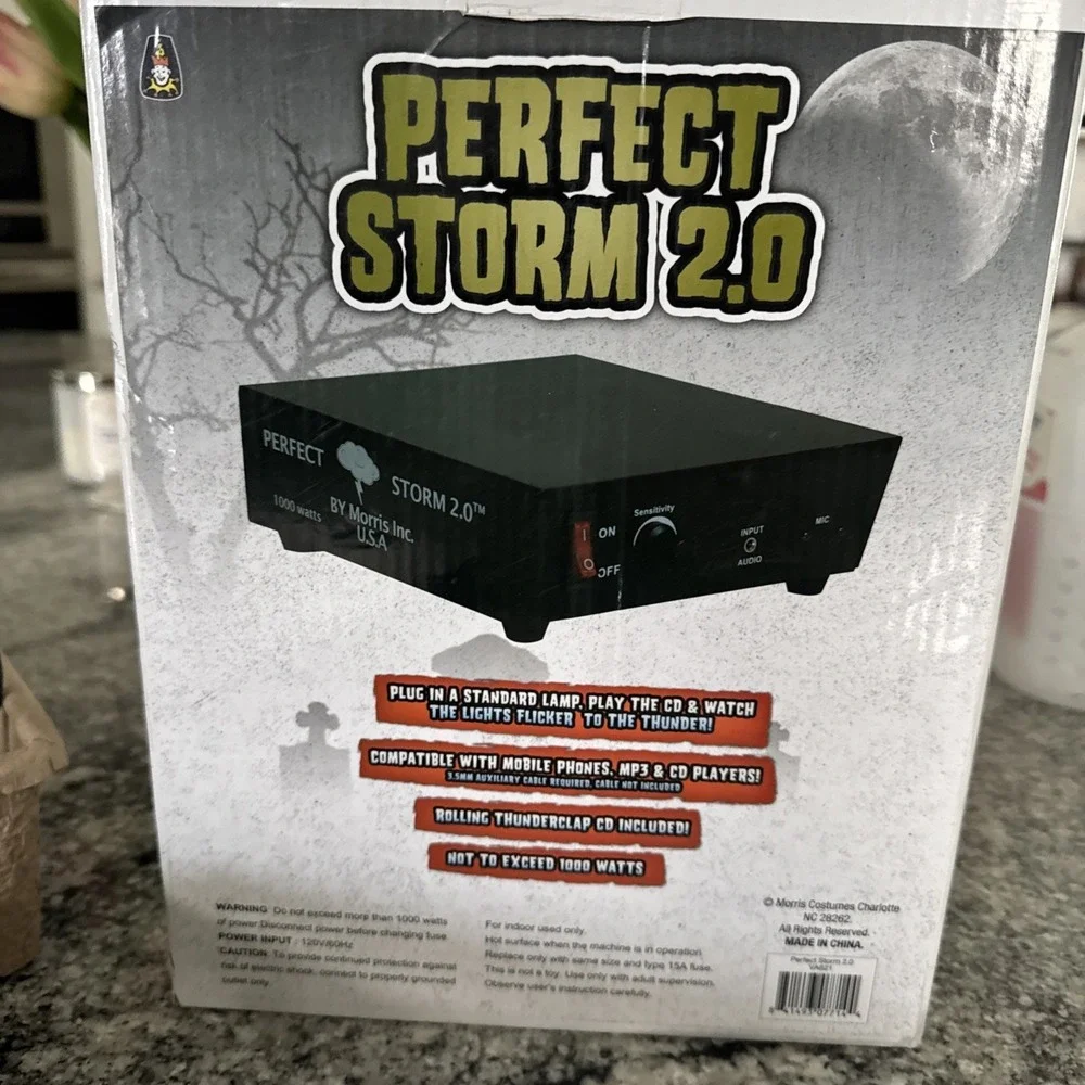 Morris Perfect Storm 2.0 w/CD Halloween Lightning Thunder DJ Sound Effects 1000W